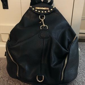 Michael Kors Black Studded Backpack